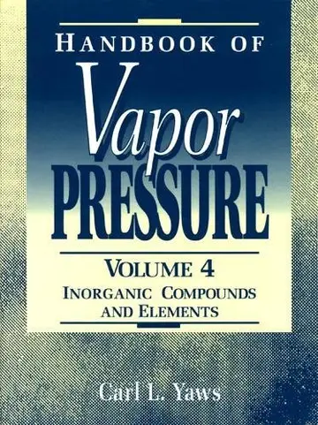 Cover of Handbook of Vapor Pressure