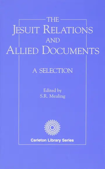 Cover of The Jesuit Relations and Allied Documents