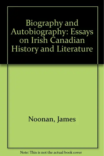 Cover of Biography and Autobiography