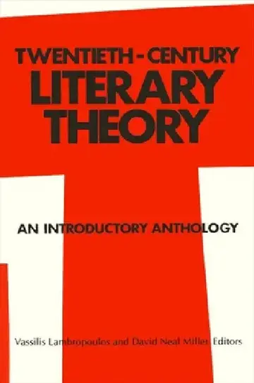 Cover of Twentieth-Century Literary Theory