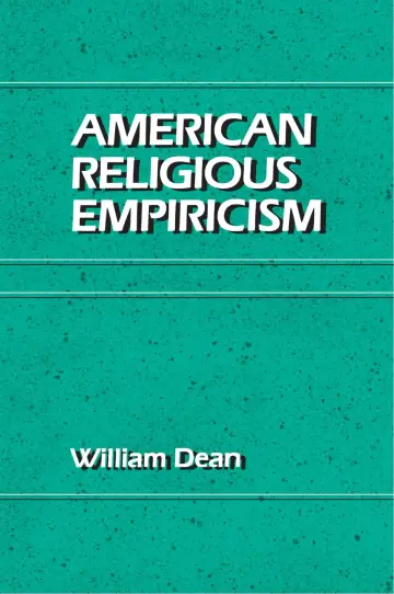 Cover of American Religious Empiricism