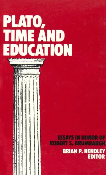 Cover of Plato, Time, and Education