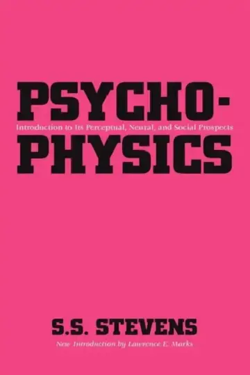 Cover of Psychophysics