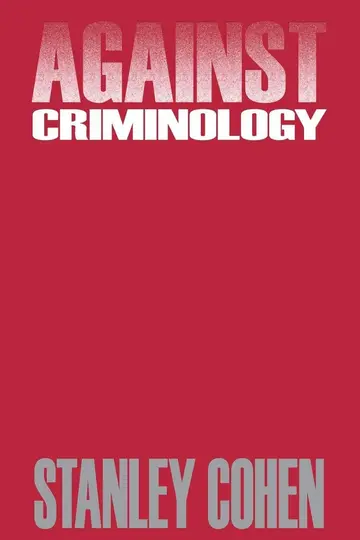 Cover of Against Criminology