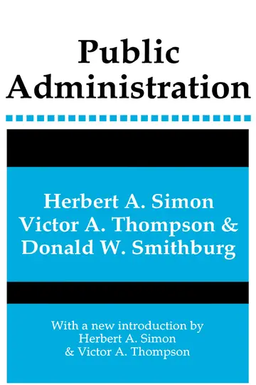 Cover of Public Administration