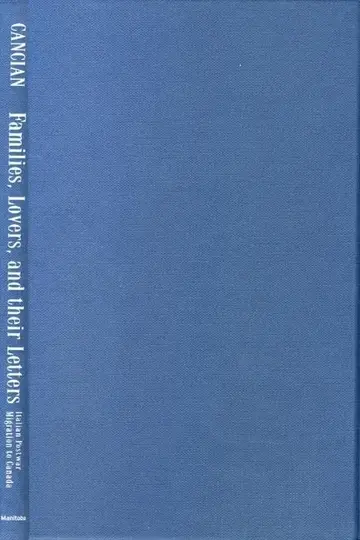 Cover of Families, Lovers, and their Letters