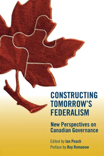 Cover of Constructing Tomorrow's Federalism