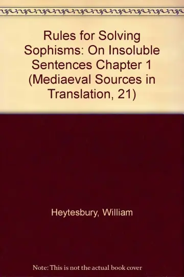 Cover of On insoluble sentences