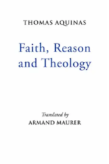 Cover of Faith, Reason and Theology