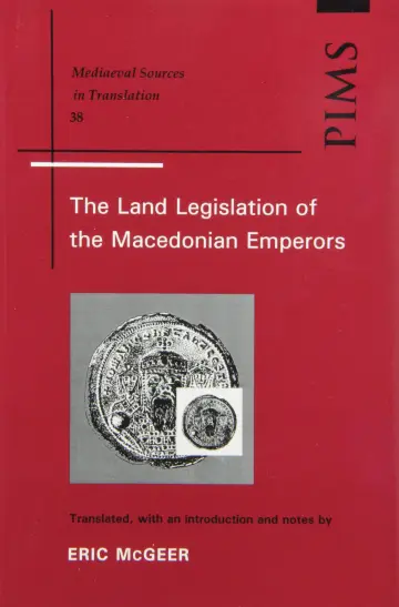 Cover of Land Legislation of the Macedonian Emperors