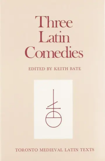 Cover of Three Latin Comedies