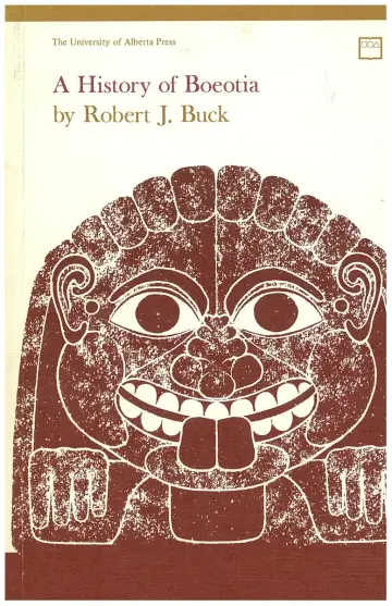 Cover of A History of Boeotia