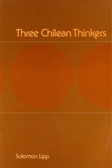 Cover of Three Chilean Thinkers