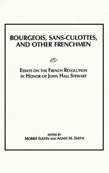 Cover of Bourgeois, Sans-Culottes and Other Frenchmen