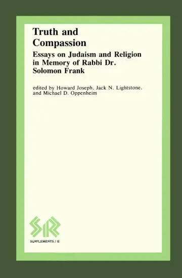 Cover of Truth and Compassion