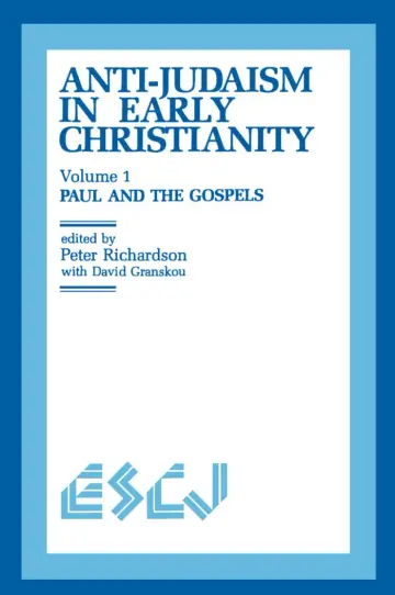 Cover of Anti-Judaism in Early Christianity