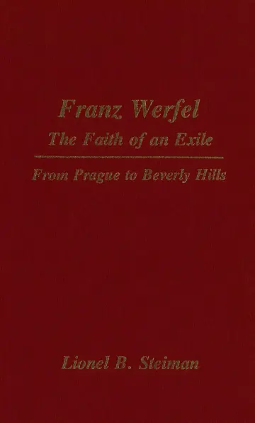 Cover of Franz Werfel