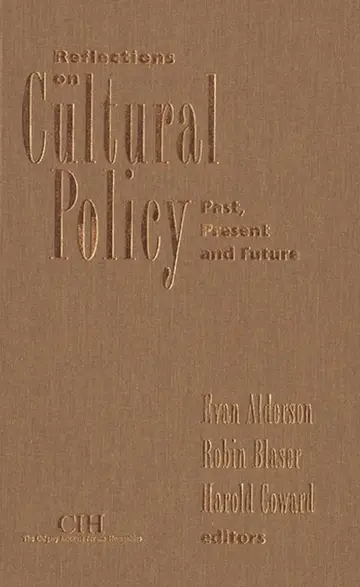 Cover of Reflections on Cultural Policy