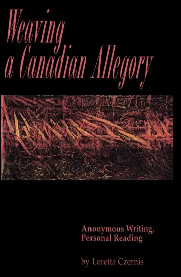 Cover of Weaving a Canadian Allegory