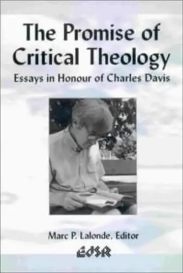 Cover of The Promise of Critical Theology