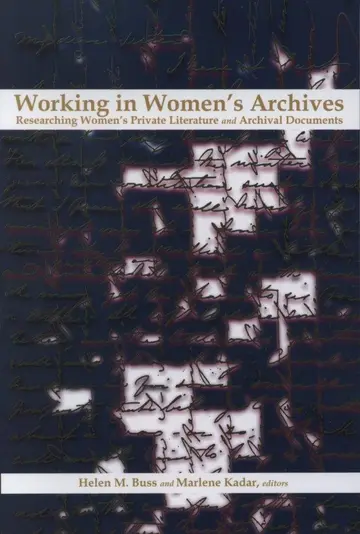 Cover of Working in Women's Archives