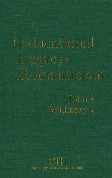 Cover of The Educational Legacy of Romanticism