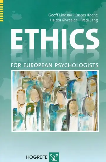 Cover of Ethics for European Psychologists