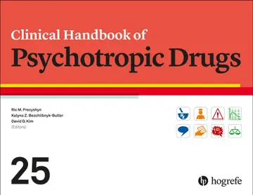Cover of Clinical Handbook of Psychotropic Drugs