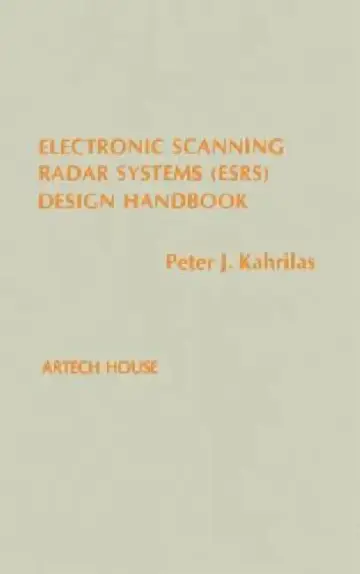 Cover of Electronic Scanning Radar Systems (Esrs) Design Handbook