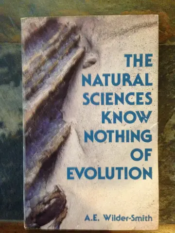 Cover of The natural sciences know nothing of evolution