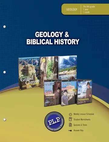 Cover of Geology & Biblical History Parent Lesson Planner