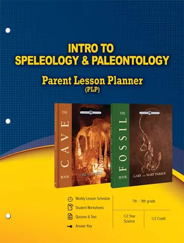Cover of Intro to Speleology & Paleontology Parent Lesson Planner