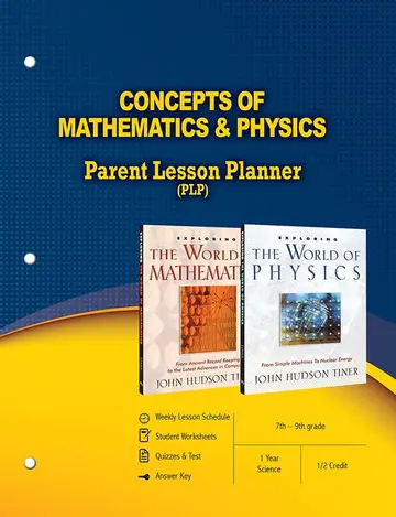 Cover of Concepts of Mathematics & Physics Parent Lesson Planner