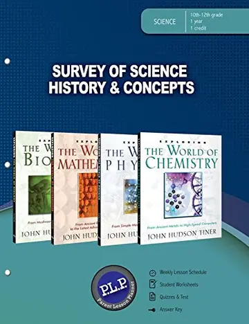 Cover of Survey of Science History & Concepts Parent Lesson Planner