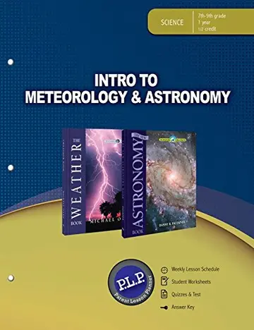Cover of Intro to Meteorology & Astronomy Parent Lesson Planner