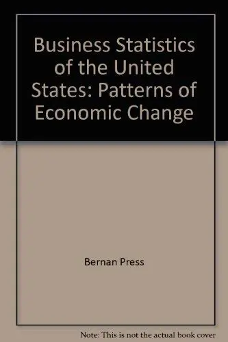 Cover of Business Statistics of the United States Patterns of Economic Change