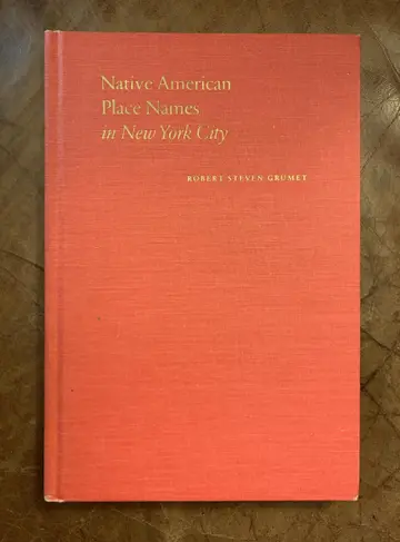 Cover of Native American place names in New York City