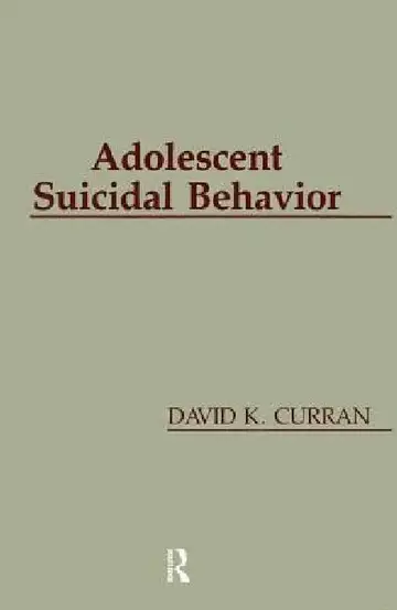 Cover of Adolescent Suicidal Behavior