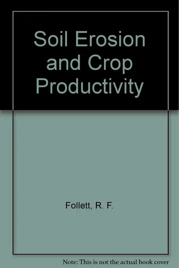 Cover of Soil Erosion and Crop Productivity