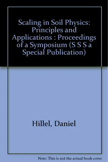 Cover of Scaling in Soil Physics