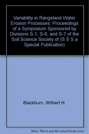 Cover of Variability in Rangeland Water Erosion Processes