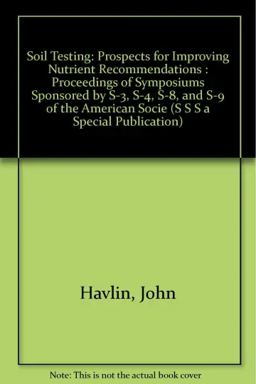 Cover of Soil Testing