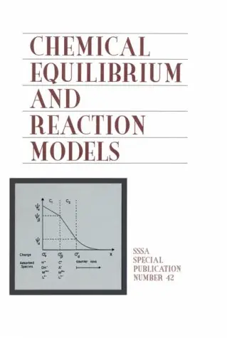 Cover of Chemical Equilibrium and Reaction Models