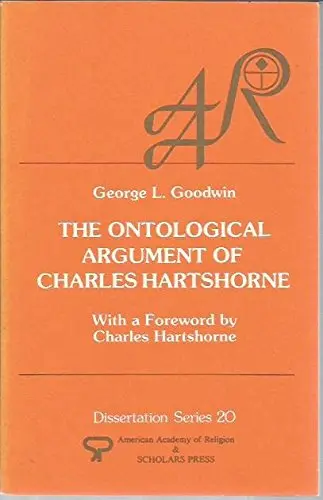 Cover of Ontological Argument of Charles Hartshorne (Dissertation Series (American Academy of Religion))