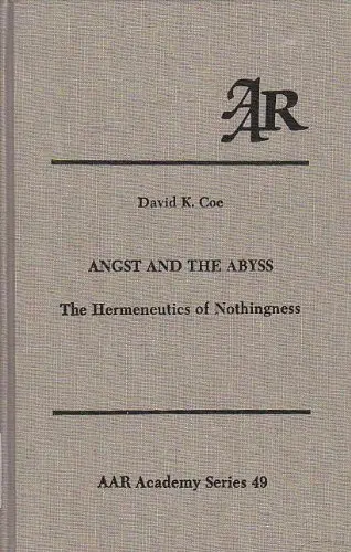 Cover of Angst and the Abyss