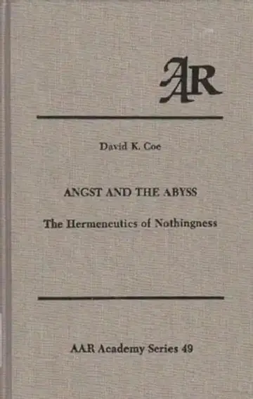 Cover of Angst and the Abyss
