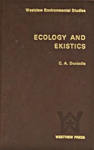 Cover of Ecology and ekistics
