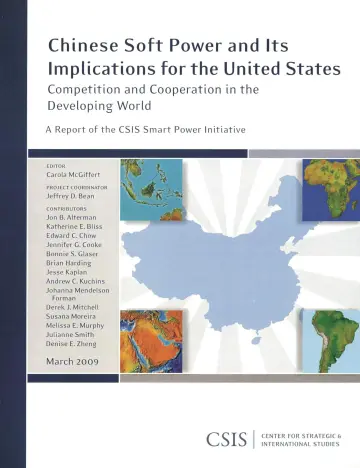 Cover of Chinese Soft Power and Its Implications for the United States