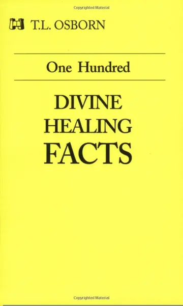Cover of One Hundred Divine Healing Facts