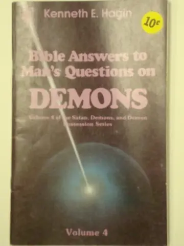 Cover of Bible Answers to Man's Questions on Demons